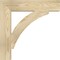 Ekena Millwork Thorton Block Rough Sawn Bracket, Douglas Fir, 4"W x 22"D x 22"H BKT04X22X22THR05RDF - alternate 3